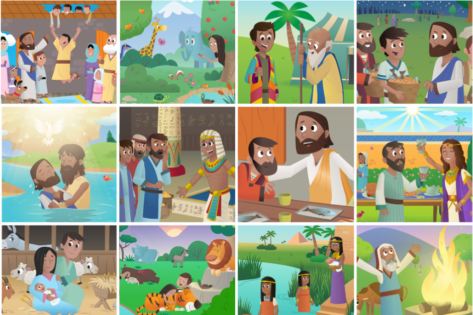 兒童聖經APP有41個聖經故事。